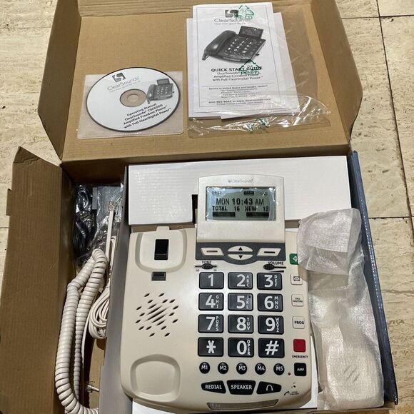 ClearSounds WCSC600 Amplified Big Button‎ Speaker Phone Adjustable Open Box - Picture 1 of 6
